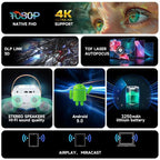 WOWOTO WWT-M8 Android 9 DLP 1920x1080P HD 300ANSI Smart Projector