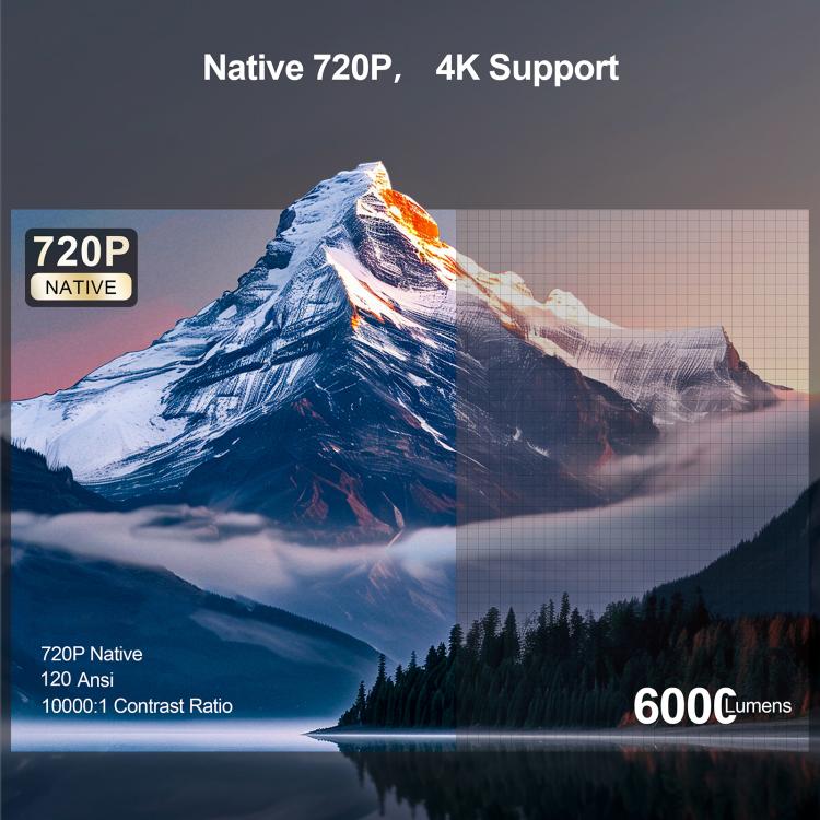 WOWOTO WWT-BL15 Android 11 LCD Display 720P 120ANSI Smart Projector