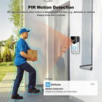SriHome DH051+DH002+DH008 4MP HD Smart WiFi Video PIR Visual Doorbell Set