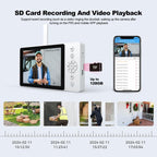 SriHome DH051+DH002 4MP HD Smart WiFi Video PIR Visual Doorbell Set