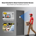 SriHome DH051+DH002 4MP HD Smart WiFi Video PIR Visual Doorbell Set