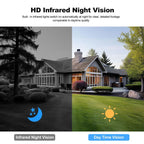 SriHome DH051+DH002 4MP HD Smart WiFi Video PIR Visual Doorbell Set