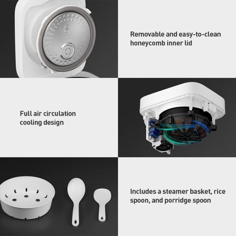 Original Xiaomi Mijia Smart Induction Heating Rice Cooker Micro-pressure version, CN Plug