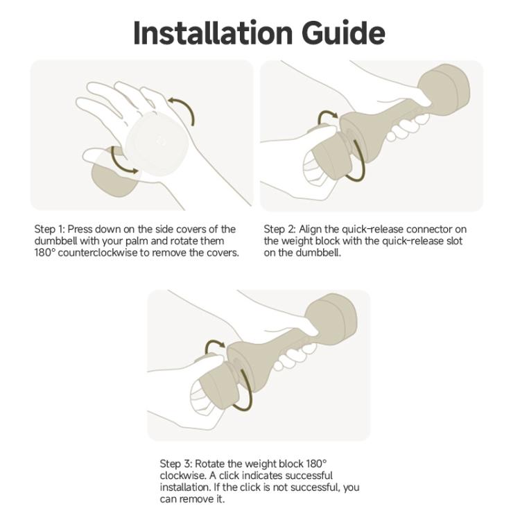 4pcs/Set Original Xiaomi Mijia Smart Dumbbell Weights