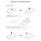 50pcs Original Xiaomi Mijia Pocket Printing Photo Paper