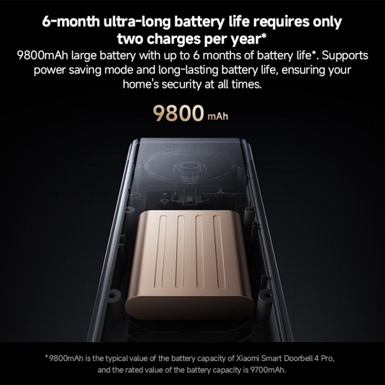 Original Xiaomi Smart Doorbell 4 Pro