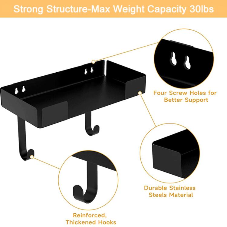 Heavy Duty Ironing Board Wall Mounted Bracket Multifunctional Storage Stand