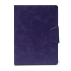 Buckle Silicone Crazy Horse Pattern Leather Tablet Case