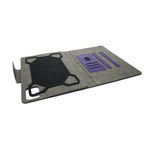 Buckle Silicone Crazy Horse Pattern Leather Tablet Case