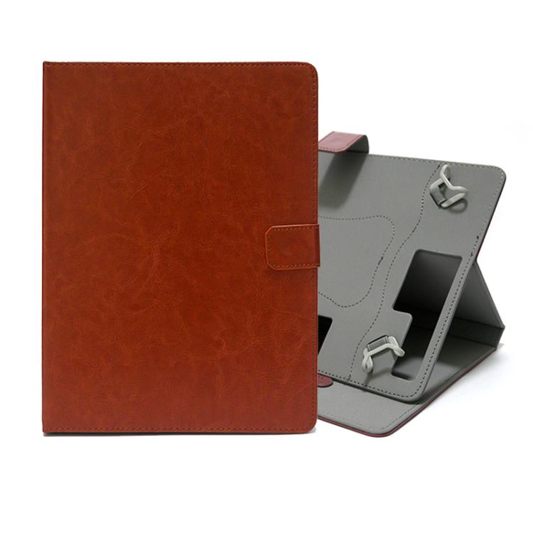 Buckle Hook Crazy Horse Pattern Leather Tablet Case