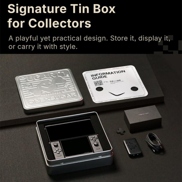 ONE-NETBOOK Sugar 1 Dual Screen Handheld Game Console, Android 14 Snapdragon G3 Gen3