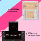 ONE-NETBOOK Sugar 1 Dual Screen Handheld Game Console, Android 14 Snapdragon G3 Gen3