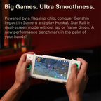 ONE-NETBOOK Sugar 1 Dual Screen Handheld Game Console, Android 14 Snapdragon G3 Gen3