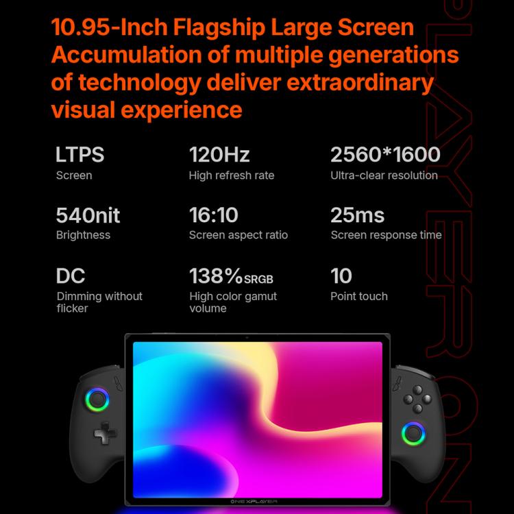 ONE-NETBOOK OneXPlayer X1 Air 10.95 inch Handheld Game Console, Windows 11 Intel Core Ultra 5 228V