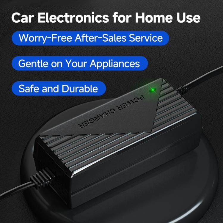 220V to 12V 10A Car to Home Converter Dedicated Inverter for Car Refrigerator, Plug Type: EU Plug