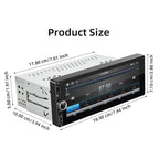 F6021 6.86 inch IPS Screen Car 1Din MP5 Player Support CarPlay & Android Auto