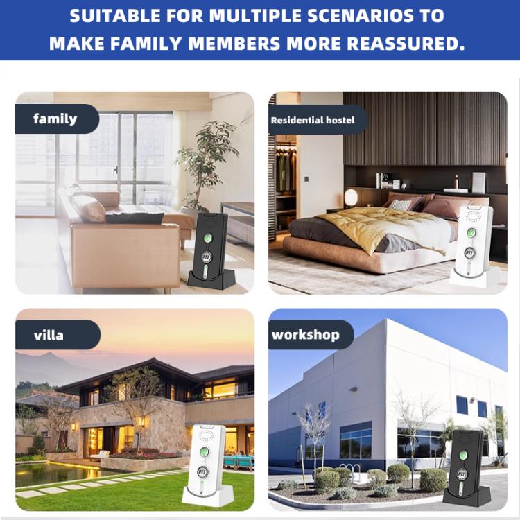 2pcs H8S-2 Wireless Two-way Indoor Voice Pager