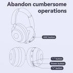 GT-3 Wireless Bluetooth Stereo ANC Gaming Music Headphone with 2.4G USB Drive