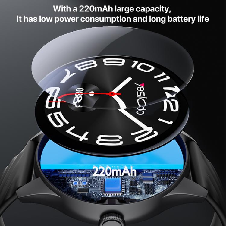 Yesido IO43 Fitness Tracker Smart BT Watch, 1.53 inch Screen, Support BT Call / Heart Rate