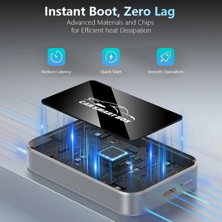 Wired to Wireless CarPlay and Android Auto Car Smart Box