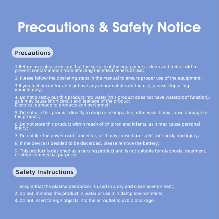 YJK150 Pet Deodorizer Plasma Odor Purifier