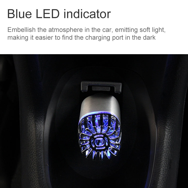 2 in 1 Car Negative-ion  Aromatherapy Air Purifier Humidifier + Dual USB Port Car Charger