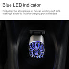 2 in 1 Car Negative-ion  Aromatherapy Air Purifier Humidifier + Dual USB Port Car Charger