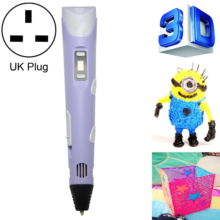 Hand-held 3D Printing Pen, UK Plug
