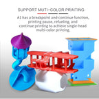 JGAURORA A1 Desktop High Precision Metal Plate Frame Three-Dimensional Physical 3D Printer