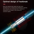 Creality 24V 40W Extruder Nozzle Hot End Kit with Temperature Thermistor & Heating Tube for Ender-3 3D Printer