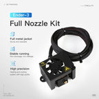 Creality 24V 40W Extruder Full Nozzle Hot End Kit with Nozzle Extruder+Cooling Fan+Shell for Ender-3 3D Printer