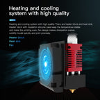 Creality 24V 40W Extruder Full Nozzle Hot End Kit with Nozzle Extruder+Cooling Fan+Shell for Ender-3 3D Printer