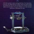CREALITY CR-6 SE 350W Intelligent Leveling-free DIY 3D Printer, Print Size : 23.5 x 23.5 x 25cm, EU Plug