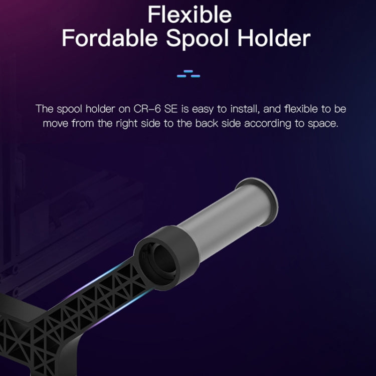 CREALITY CR-6 SE 350W Intelligent Leveling-free DIY 3D Printer, Print Size : 23.5 x 23.5 x 25cm, EU Plug