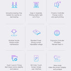 CREALITY CR-6 SE 350W Intelligent Leveling-free DIY 3D Printer, Print Size : 23.5 x 23.5 x 25cm, EU Plug