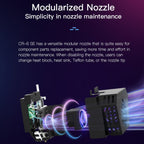 CREALITY CR-6 SE 350W Intelligent Leveling-free DIY 3D Printer, Print Size : 23.5 x 23.5 x 25cm, EU Plug