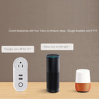 SA-002 2 USB Ports + 1 EU Socket WiFi Smart Power Plug Socket, Compatible with Alexa and Google Home, AC 110V-230V