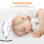 VB605 2.4 inch LCD 2.4GHz Wireless Surveillance Camera Baby Monitor, Support Two Way Talk Back, Night Vision