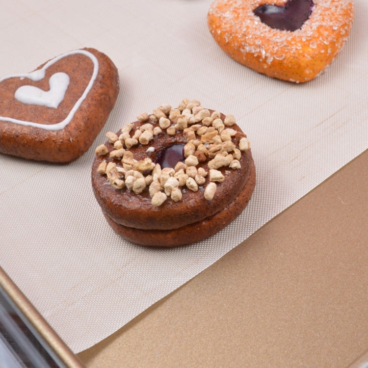 10 PCS Cuttable Reusable High Temperature Resistance Anti-stick Baking Tarpaulins, Size: 40x60cm, Random Color Delivery