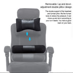 RC-10-1 Computer Chair Office Chair Home Esports Net Cloth Lifted Rotated Footrest Reclining Chair with Aluminum Alloy Feet