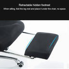 RC-10-1 Computer Chair Office Chair Home Esports Net Cloth Lifted Rotated Footrest Reclining Chair with Aluminum Alloy Feet