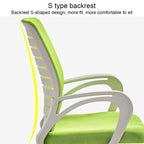 9050 Computer Chair Office Chair Home Back Chair Comfortable Black Frame Simple Desk Chair