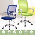 9050 Computer Chair Office Chair Home Back Chair Comfortable Black Frame Simple Desk Chair