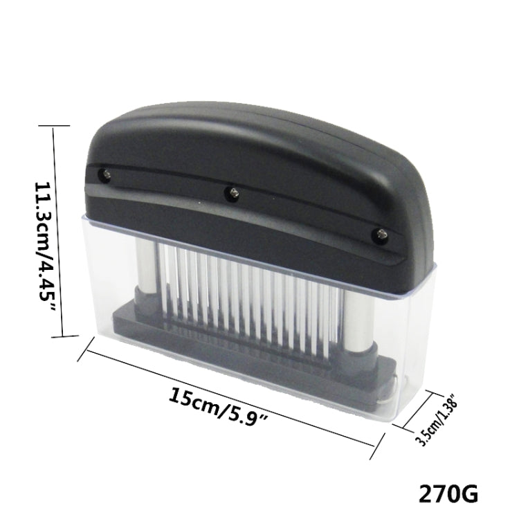 48-Pin Ultra Shrill Needle Stainless Steel Blades Meat Tenderizer for Chicken, Steak, Beef, Pork, Fish