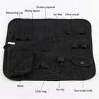 12 in 1 Stainless Steel Wine Cocktail Shaker Tools Set with Cloth Bag, Capacity: 550ml