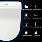 U Shape Multi-function Bathroom Automatic Cleaning Heating Intelligent Flush Toilet Cleaner Cover