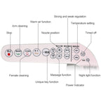 U Shape Multi-function Bathroom Automatic Cleaning Heating Intelligent Flush Toilet Cleaner Cover