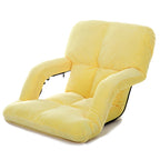 A3 Creative Lazy Sofa with Armrests Foldable Single Backrest Recliner