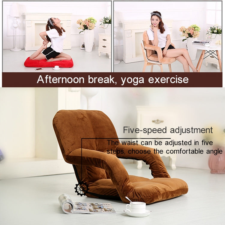A3 Creative Lazy Sofa with Armrests Foldable Single Backrest Recliner
