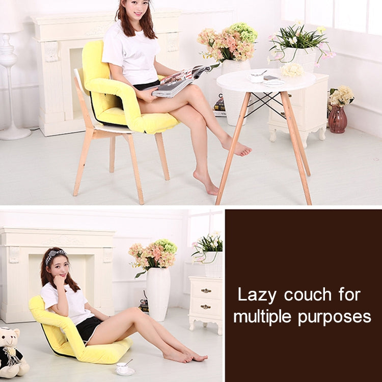 A3 Creative Lazy Sofa with Armrests Foldable Single Backrest Recliner